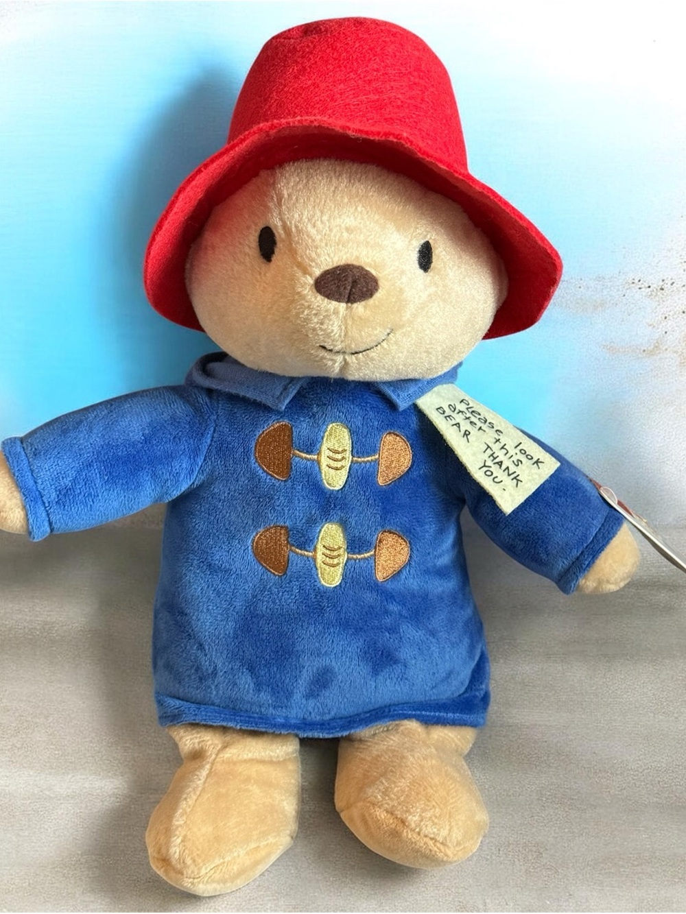 Paddington Bear New W Tags Stuffed Animal Plush Toy Bear 14” Kohls Cares NEW